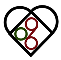 Heart-shaped logo.
